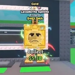 Gold Lavadorito Spinito 483.7M s (Секретный персонаж) — Roblox, лот №231085
