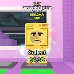 Gold Lavadorito Spinito 56.2 M s (Секретный персонаж) — Roblox, лот №231086