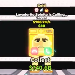 Gold Lavadorito Spinito is Calling... 708.7 M s (Секретный … — Roblox, лот №231093
