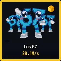 Gold Los 67 28.1M s (Секретный персонаж) — Roblox, лот №231103