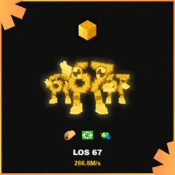 Gold Los 67 286.8M s bos21 (Секретный персонаж) — Roblox, лот №231104