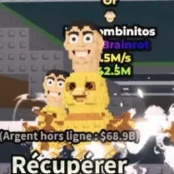 Gold Los Bombinitos with rare Skibidi trait - 1.5M s (Brain… — Roblox, лот №231110