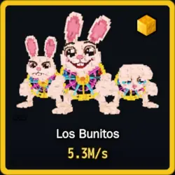 Gold Los Bunitos 5.3M s (Секретный персонаж) — Roblox, лот №231117