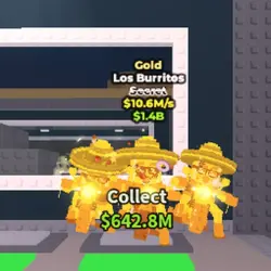 Gold Los Burritos 10.6 M s (Секретный персонаж) — Roblox, лот №231119
