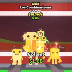 Gold Los Combinasionas 18.7M s (Секретный персонаж) — Roblox, лот №231127
