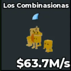Gold Los Combinasionas 63.7 M s - Quick (Секретный персонаж) — Roblox, лот №231128