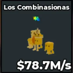 Gold Los Combinasionas 78.7 M s - Quick (Секретный персонаж) — Roblox, лот №231129