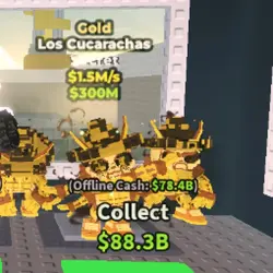Gold Los Cucarachas (Секретный персонаж) — Roblox, лот №231132