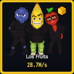 Gold Los Fruits 28.7M s (Секретный персонаж) — Roblox, лот №231134
