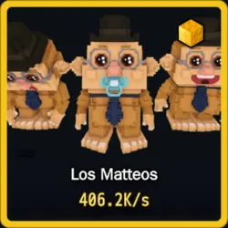 Gold Los Matteos 406.2K s (Секретный персонаж) — Roblox, лот №231160