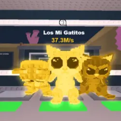 Gold Los Mi Gatitos 37.3M s :3 #NP7 (Секретный персонаж) — Roblox, лот №231161