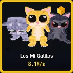 Gold Los Mi Gatitos 8.1M s (Секретный персонаж) — Roblox, лот №231167