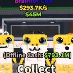 Gold Los Orcalitos 293.7K s (Brainrot God персонаж) — Roblox, лот №231181