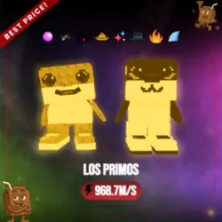 Gold Los Primos 968.7M s (Секретный персонаж) — Roblox, лот №231192