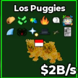 Gold Los Puggies (f02091) (Секретный персонаж) — Roblox, лот №231148