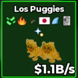 Gold Los Puggies (f02285) (Секретный персонаж) — Roblox, лот №231151