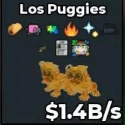 Gold Los Puggies 1.4 B s (Секретный персонаж) — Roblox, лот №231159