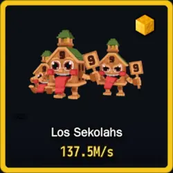 Gold Los Sekolahs 137.5M s (Секретный персонаж) — Roblox, лот №231182
