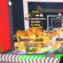 Gold Los Spaghetti 1,2B s (Секретный персонаж) — Roblox, лот №231187