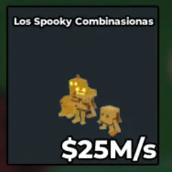 Gold Los Spooky Combinasions 25 M s (Секретный персонаж) — Roblox, лот №231194