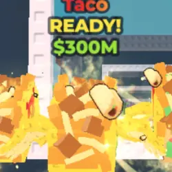 Gold Los Taco Blocks Taco (Taco персонаж) — Roblox, лот №231196