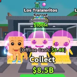 Gold Los Tralaleritos 3.1M s (Секретный персонаж) — Roblox, лот №231200