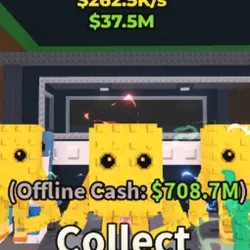 Gold Los Tungtungtungcitos 262.5K s (Brainrot God персонаж) — Roblox, лот №231204