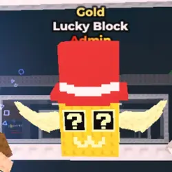 Gold Lucky Block Admin (Admin персонаж) — Roblox, лот №231211