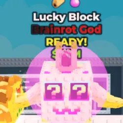 Gold Lucky Block God Trait : Taco , Bubblegum (Brainrot God… — Roblox, лот №231214