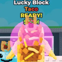 Gold Lucky Block Taco Traits Taco , Bubblegum (Taco персона… — Roblox, лот №231216
