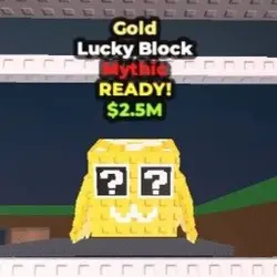 Gold Mythic Lucky Block Seller (Мифический персонаж) — Roblox, лот №231231