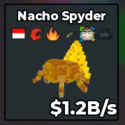 Gold Nacho Spyder (f01740) (Секретный персонаж) — Roblox, лот №231234