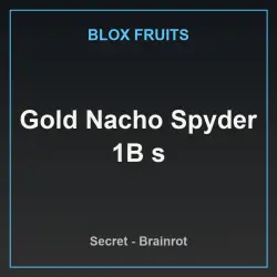Gold Nacho Spyder 1B s (Секретный персонаж) — Roblox, лот №231241