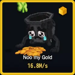 Gold Noo my Gold 16.8M s (Секретный персонаж) — Roblox, лот №231263