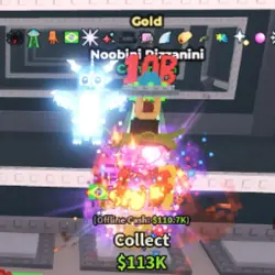 Gold Noobini Pizzanini 16 trailt (Brainrot God персонаж) — Roblox, лот №231270