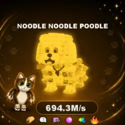 Gold Noodle Noodle Poodle 694.3M s (Секретный персонаж) — Roblox, лот №231276
