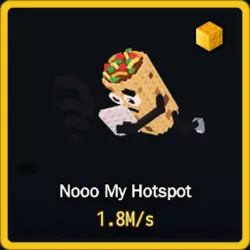 Gold Nooo My Hotspot 1.8M s (Секретный персонаж) — Roblox, лот №231279
