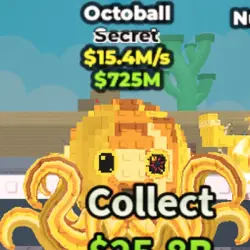 GOLD octoball $15.4M s 1 TRAIT (Секретный персонаж) — Roblox, лот №231285
