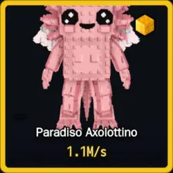 Gold Paradiso Axolottino 1.1M s (Секретный персонаж) — Roblox, лот №231295