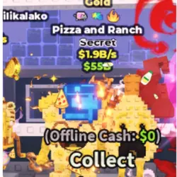 Gold Pizza and Ranch 1.9B S (Fire + 2 Traits) #Q4ZR9M (Секр… — Roblox, лот №231243