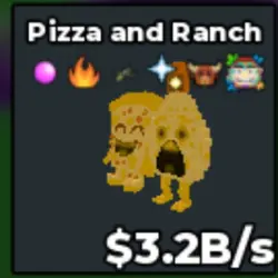Gold Pizza and Ranch 3.2B s ter4 (Секретный персонаж) — Roblox, лот №231249