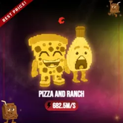 Gold Pizza and Ranch 682.5M s (Секретный персонаж) — Roblox, лот №231256