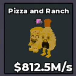 Gold Pizza and Ranch 812.5M s zonn (Секретный персонаж) — Roblox, лот №231260