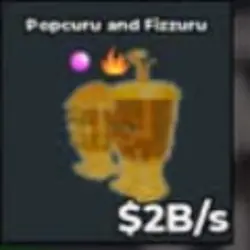 Gold Popcuru and Fizzuru (Секретный персонаж) — Roblox, лот №231262