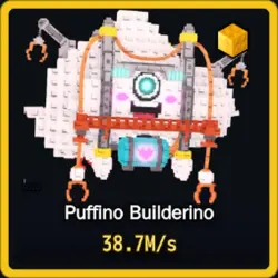 Gold Puffino Builderino 38.7M s (Секретный персонаж) — Roblox, лот №231284