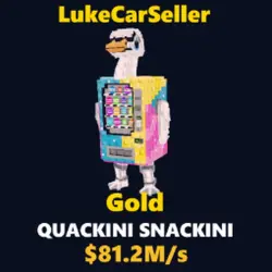 Gold Quackini Snackini ( 81.2M s ) I I (Секретный персонаж) — Roblox, лот №231292