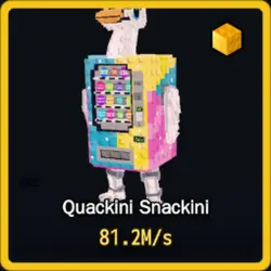 Gold Quackini Snackini 81.2M s (Секретный персонаж) — Roblox, лот №231298