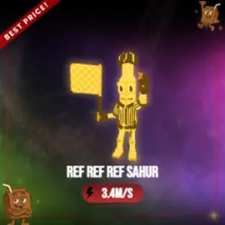 Gold Ref Ref Ref Sahur 3.4M s (Секретный персонаж) — Roblox, лот №231315