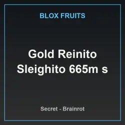 Gold Reinito Sleighito 665m s (Секретный персонаж) — Roblox, лот №231321