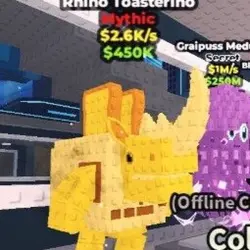 Gold Rhino Toasterino Seller (Мифический персонаж) — Roblox, лот №231323